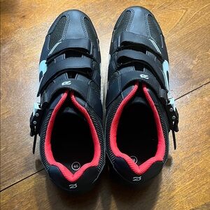 Peloton Black and Red Men's Cycling Shoes